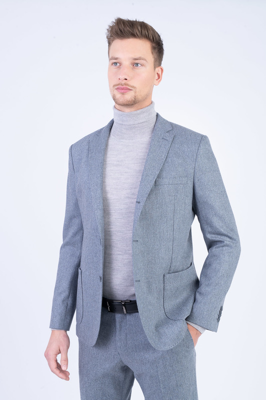 Vlnené sako V pohodlnom strihu