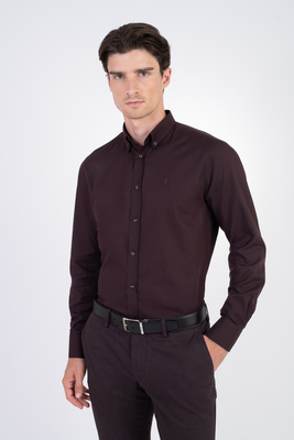 Bavlnená košeľa Vo voľnom strihu