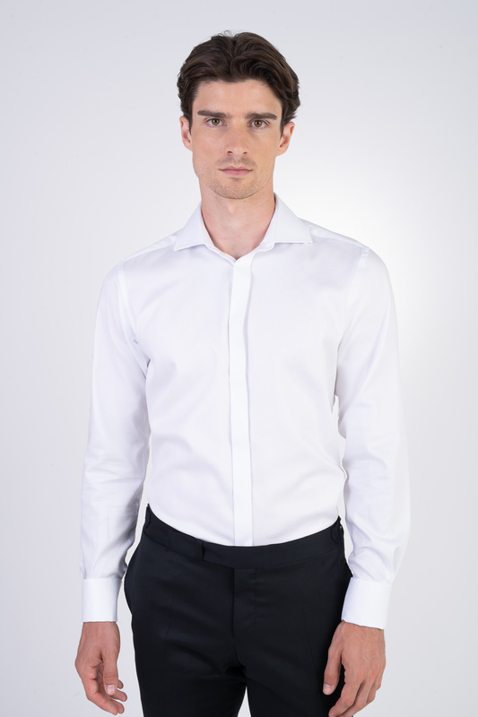 Spoločenská košeľa V pohodlnom strihu