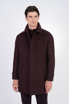 Vlnený plášť V pohodlnom strihu