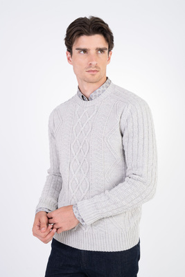 Sveter z merino vlny V pohodlnom strihu Sveter z merino vlny V pohodlnom strihu