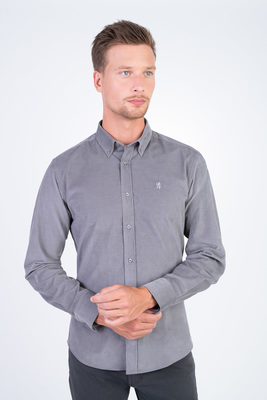 Bavlnená košeľa Vo voľnom strihu