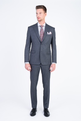 Strečový houndstooth oblek V pohodlnom strihu Strečový houndstooth oblek V pohodlnom strihu