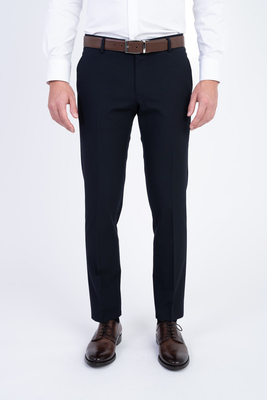 Tmavo modré strečové nohavice V priliehavom strihu