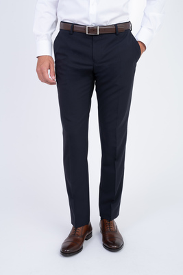 Tmavo modré strečové nohavice V pohodlnom strihu Tmavo modré strečové nohavice V pohodlnom strihu