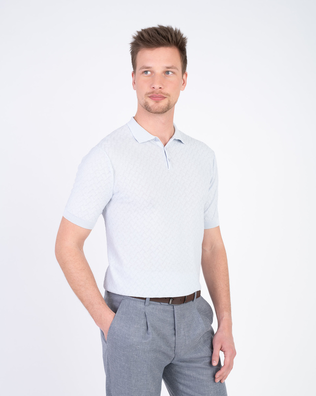 Pletené bavlnené polo V pohodlnom strihu