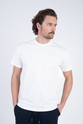 Bavlnené tričko s aplikáciou Vo voľnom strihu