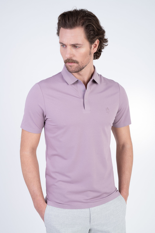 Bavlnené polotričko s aplikáciou V pohodlnom strihu